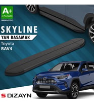 S-Dizayn Toyota RAV 4 5 Skyline Siyah Yan Basamak 173 Cm 2018 Üzeri A+ Kalite