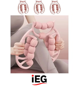 Selülit Giderici Masaj Roller – 18 Tekerlekli Bacak, Kol ve Kalça Sıkılaştırıcı Silindir (A.Pembe)