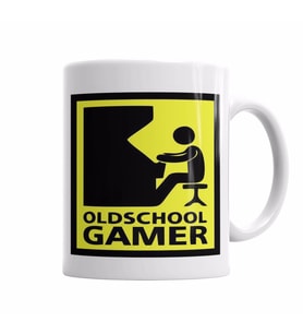 Oldschool Gamer Kupa Bardak Porselen