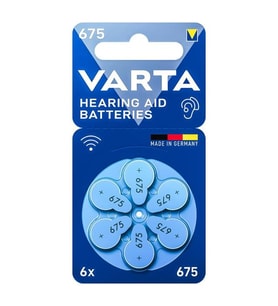 Varta 675 Numara Kulaklık İşitme Cihazı Pili (6 Lı Paket)