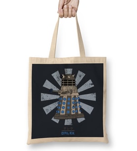 Dalek Retro Japanese Dr Who Bez Çanta Uzun Saplı