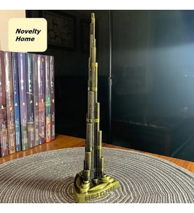 Dekoratif Burj Khalifa Metal Biblo