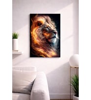 LION37  TASARIM MDF TABLO (27X18)