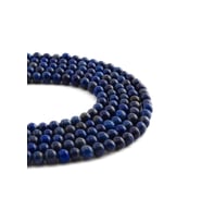 Lapis Lazuli Doğal Taş Parlak Küre Kesim 4mm Dizi [Ab]