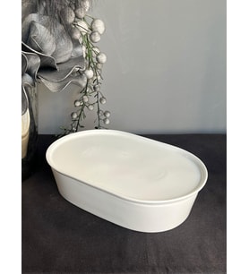 Pera 28 cm Oval Kapaklı Fırın & Saklama Kabı