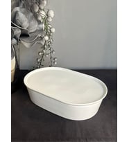 Pera 28 cm Oval Kapaklı Fırın & Saklama Kabı
