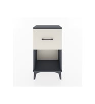 Arges Komodin Tek Çekmeceli 44x30x80 Antrasit-Aytaşı