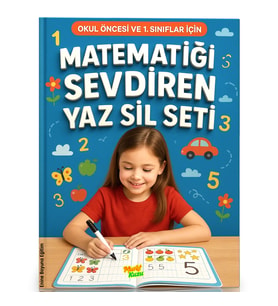 Okul Öncesi ve 1. Sınıf İçin Matematiği Sevdiren Yaz-Sil Seti