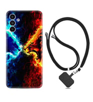 Samsung A23 A31 A32 A50 A51 A52 A53 A70 Kılıf Boyun Askılı Silikon Red Blue Leon 1714