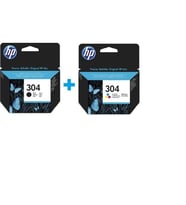 Hp 304 Siyah. Renkli Mürekkep Kartuş N9K06Ae. N9K05Ae