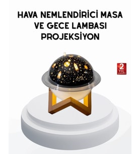 Usb Mini Hava Nemlendirici Ve Projeksiyon Lamba – Taşınabilir, Sessiz, Dekoratif Aromaterapi Cihazı