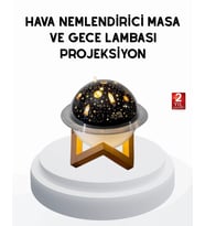 Usb Mini Hava Nemlendirici Ve Projeksiyon Lamba – Taşınabilir, Sessiz, Dekoratif Aromaterapi Cihazı