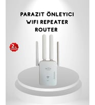 300Mbps Wifi Menzil Genişletici 4 Antenli Wpa3 Güvenlikli Priz Tipi Repeater