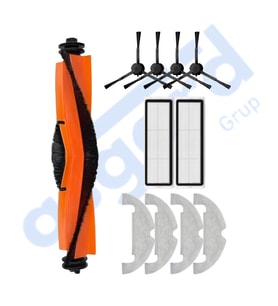 DREAME D10 PLUS – D10S PLUS – D10 PLUS GEN 2 UYUMLU 1 Ana Fırça 4 Yan Fırça 2 Filtre 4 Mop PKT-iasgf0001390