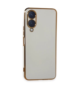 Vivo Y17s Kılıf Volet Silikon - Beyaz