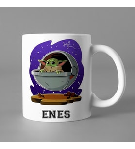 Baby Baby Yoda Kupası Kişiye Özel