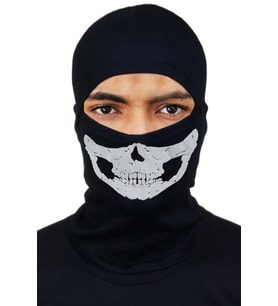 Unisex Siyah Kurukafa Termal Kar Maskesi İskelet Maske Beden Tek Beden Renk Siyah