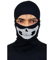 Unisex Siyah Kurukafa Termal Kar Maskesi İskelet Maske Beden Tek Beden Renk Siyah