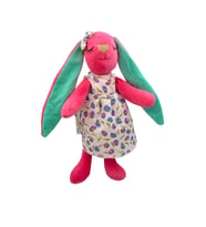 Uzun Kulak Tavşan Pelüş Uyku Arkadaşım Oyuncak Peluş 32 cm Pembe