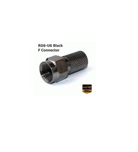 TUNEX RG-6 20 MM CONTALI F KONNEKTÖR (Siyah)