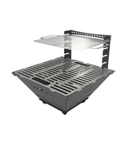 Kamp Ayısı® FireNest™: Grand 3mm Karbon Çelik Ateş Çukuru & Mangal  Su Geçirmez (Koyu Gri)