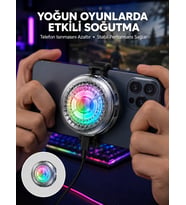 RGB LED Telefon Soğutucu Fan Yüksek Hızlı Soğutma Oyuncu Cooler Yeni Nesil