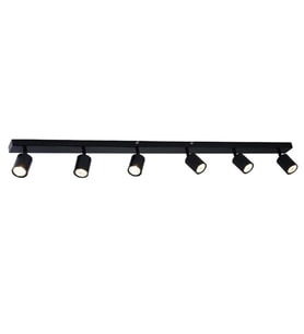 MYLİGHTS 120cm   PANASONIC AMPULLÜ LED AVİZE  GÜNIŞIĞIAMPULLÜ led spot led avize  (Siyah)