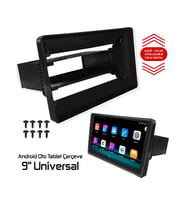 Navex 9'' Android Oto Tablet Çerçevesi Universal Ayarlanabilir (Siyah)