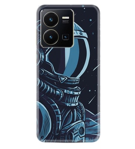 Vivo Y35 Kılıf Resimli Desenli Silikon Platinium Series Astro 1870