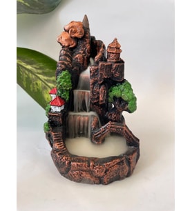 Şatolu Model Geri Akış Tütsülük Siyah&bakır 11*17cm