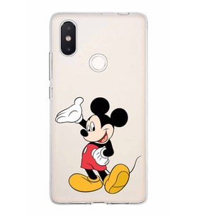 Xiaomi Mi 8 Se Uyumlu Kapak Mickey Mouse Tasarımlı Şeffaf Silikon Kılıf
