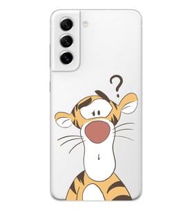 Galaxy S22 Uyumlu Tigger Tasarımlı Şeffaf Telefon Kılıfı