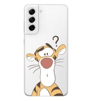 Galaxy S22 Uyumlu Tigger Tasarımlı Şeffaf Telefon Kılıfı