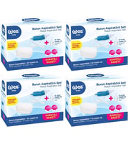 Wee Baby Burun Aspiratörü Seti Şeffaf (WEE945) (4 Lü Set)