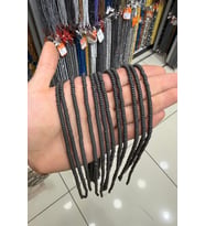 Hematit Taşı Rondela Kesim Mat Siyah 4x2mm Doğal Taş Dizi