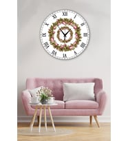 Bilge Retro Tasarımlı Duvar Saati 35 X 35 Cm (Baskılı)