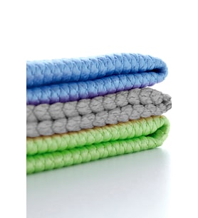 Silver Home Mikrofiber Extra Kalın 3lü 50x70cm Baklava Desen Cam Temizlik Bezi