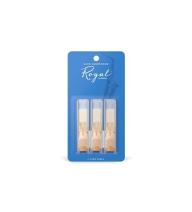 Rico RJB0325 Royal Alto Saksafon Kamışı No: 2.5 (Orta Seviye/Eğitim) - 3'lü Paket  Fransız Kesim (Filed), Esnek Tepki ve Dengeli Ton