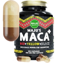 Maju Superfoods Maca Kökü Kapsülleri 120 Kapsül