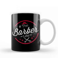 Cute The Barber Life Professional Barbershop Kupa Bardak Porselen
