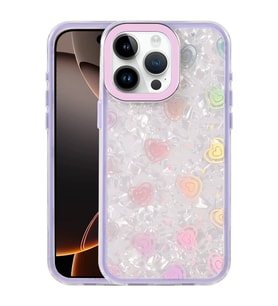 iPhone 14 Pro Max Lumi Desenli Kapak - Mor