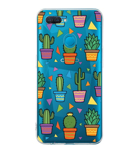 PrintiFy Oppo AX7  ile Uyumlu 1mm Slim Fit Water Color 4 Baskılı Şeffaf  Kılıf