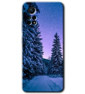 Redmi Note 12 Pro 4G Kılıf HD Desen Baskılı Kılıf - Kış Manzarası