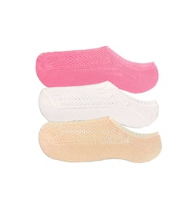 Mulvxbrf Brf02 3 Adet Kadın Sneaker Dantelli File Pamuklu Yumuşak Çorap (Mulvix)