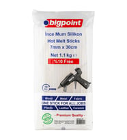 Bigpoint Mum Çubuk Silikon İnce 7mm x 30cm (1.1 Kilogram)
