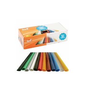 Sarff Profil Sırtlık Plastik Geniş Üçgen 60 Yaprak 15 MM Şeffaf (100 Lü Paket)