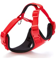 Doggie Havalı Dokumadan El Yapımı Köpek Göğüs Tasması S-1,5x40-50cm - Red