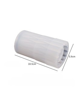 SİLİKON KALIP İTHAL ORTA BOY VAZO SİLİKON KALIP EPOKSİ REÇİNE KALIP NO: 2 HB130-0125 (Beyaz)