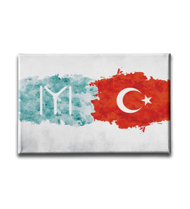 Bayrak Kanvas Tablo ABY104