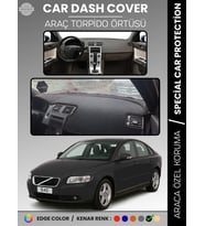 VOLVO S40 (2008-2012) Torpido Örtüsü Ön Göğüs Koruma Torpido Koruma Tam Uyum Araca Özel UV Koruma